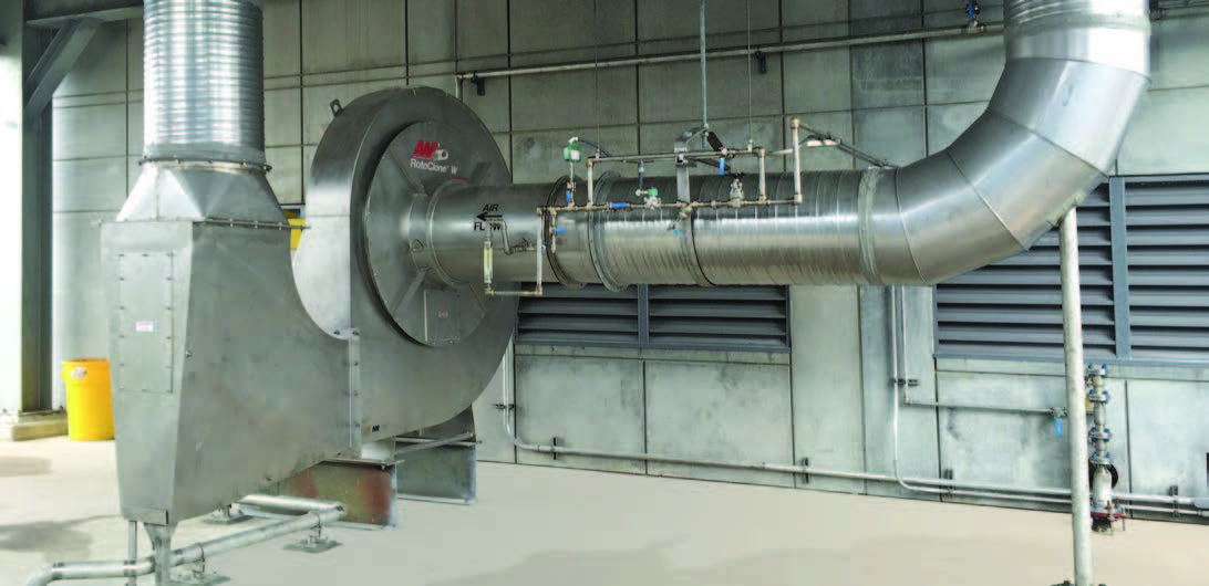 Wet dust collection system