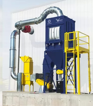 ATV cartridge dust collector
